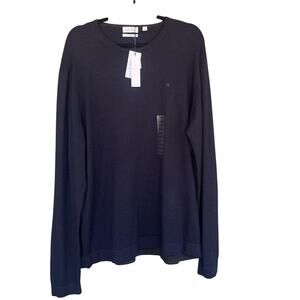 Calvin Klein Sweater Mens 2XL Italian Merino Wool Crewneck Pullover NWT